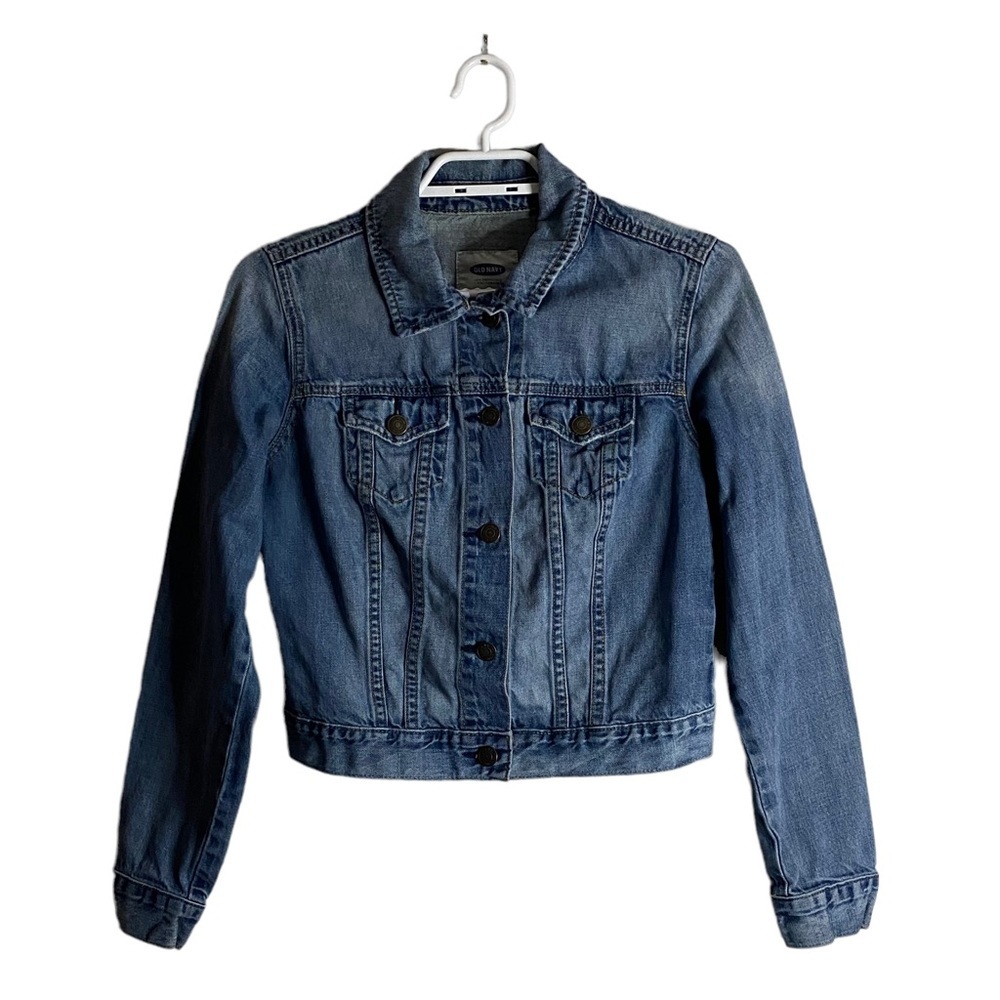 Old Navy Women's Medium Wash Denim Jacket